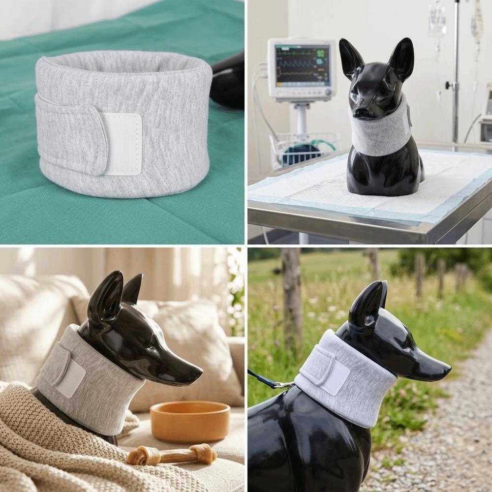 

Lightweight Elizabethan Neck Brace Breathable Cat Neck Cone Anti-Scratch S
