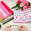 550Pcs Plush Stems Flower Craft Set with Instruction for Vase Flower Arrangements Wedding Table Centerpieces Decoration