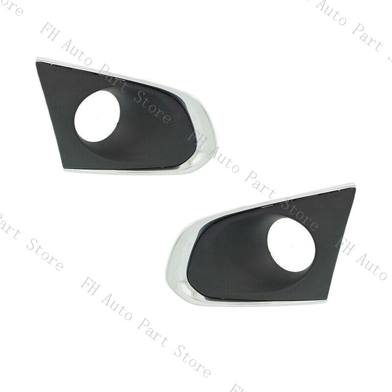 For Chevy Chevrolet Trax 2013 2014 2015 2016 Front Bumper Fog Light Lamp Trim Cover Frame Bezel Lampshape