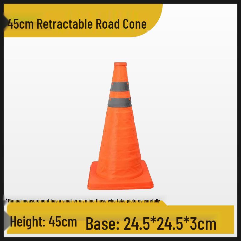 Portable Folding Traffic Warning Reflector Cone