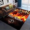 Name Custom Electronic Metal Band Carpet Rug for Living Room Bedroom Home Sofa Decoration,Kids play Non-slip Floor Mat