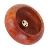 Vietnamese  Mini Round Incense Stick Buddhist Supplies Bowl Shape Incense Holder(Rosewood)