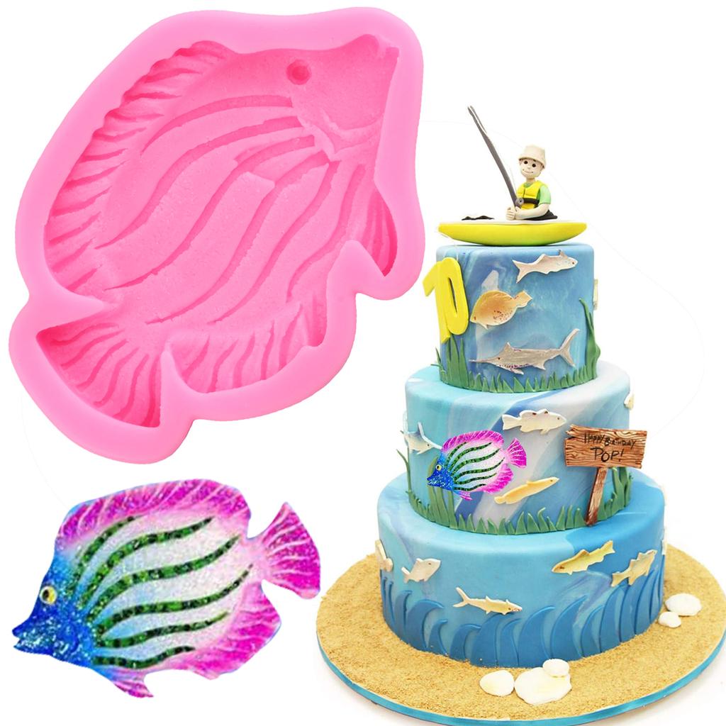 Silikonform Für Korallen & Seetang – Für Fondant, Schokolade, Cupcake-Deko, Maße 11,8 X 9 Cm, Hitzebeständig