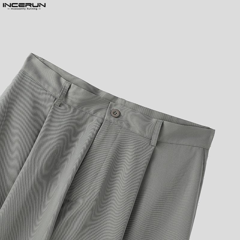 INCERUN 2 STÜCKE Herren Ärmellose Einseitige Tanktops und Lange Hosen Outfit Sets