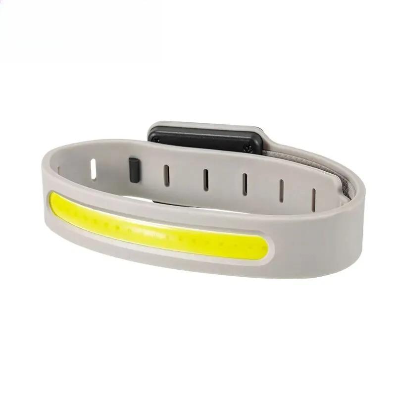 

LED Mini Portable Armband Light COB Night Running Wrist Lamp 500LM Outdoor Camping Cycling Rechargeable Safety Warning Lantern