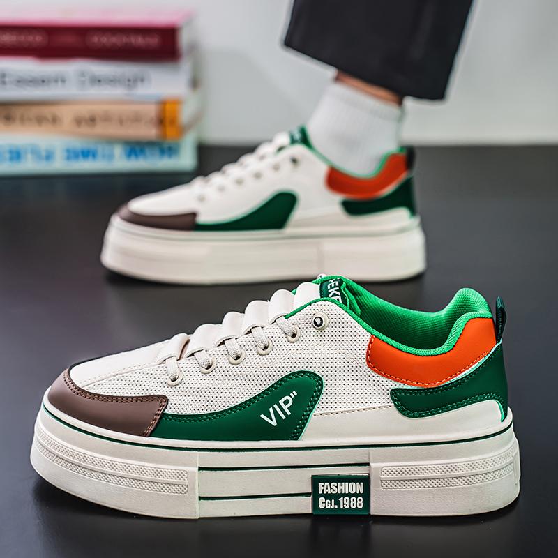 Herrenmode Casual Low Top Skateboardschuhe Jungen Bequeme Sneakers Männliche Studenten Trendy Weiche Sohle Klassisch Atmungsaktiv Fitnessstudio Rutschfest