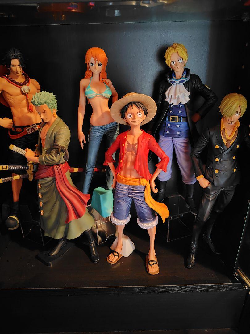 

[USED] One Piece Luffy, Zoro, Sanji Figure Set of 6 Grandista