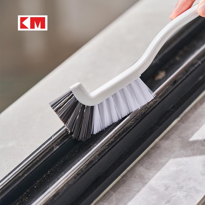 Hard Gap Bristle Cleaning Brush For Kitchen Sink Bathroom Tiles With Pp Handle Nylon