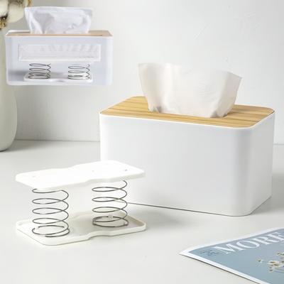 Paper Towel Spring Tray Tissue Box Automatic Rising Elastic Support Drawing Paper Holder Practical Home Gadgets