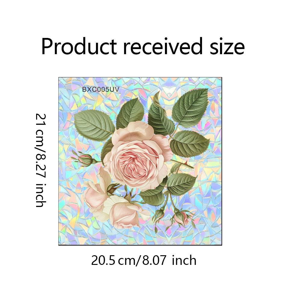 

Креативные Розовые Зеленые Листья Красочное Украшение и Декорация Дома Стеклянные Двери и Окна Статические Наклейки на Окна