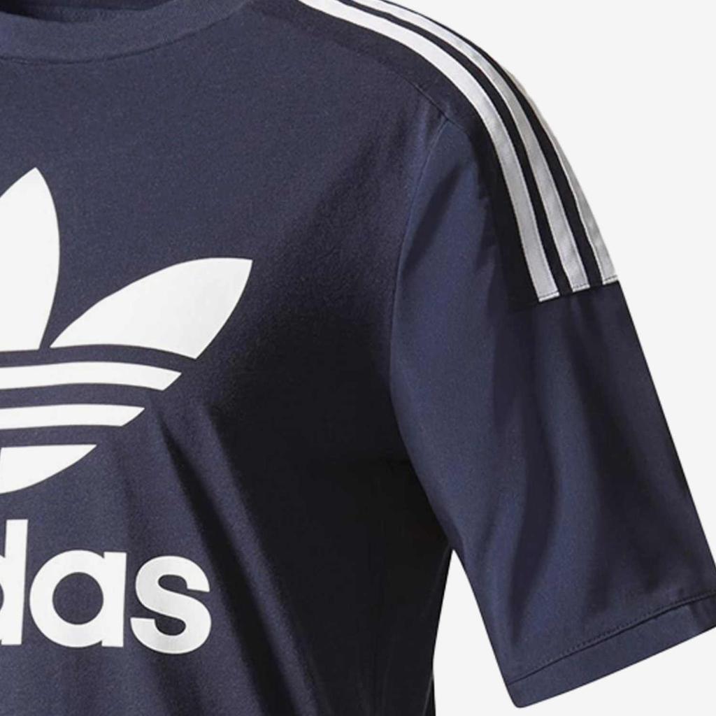 adidas Vestido Original de Manga Corta para Mujer Azul CG1565