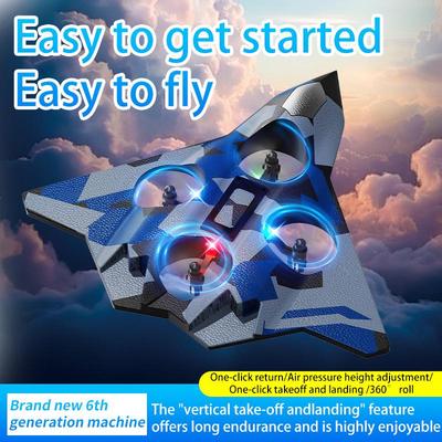 H23 Remote Control Foam Airplane Stunt Fighter Drone for Kids