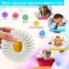 Flower Fidget Spinner 3D Printed Spring Flower Fidget Toy Stress-Relief Flower Spinner