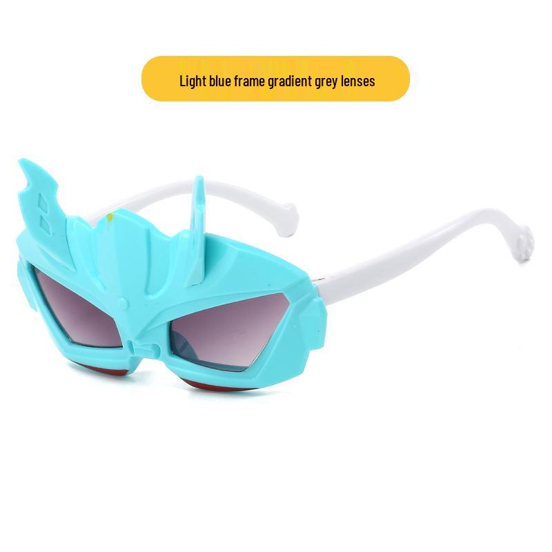 Neue Ultraman Jungen Mecha Trend Sonnenbrille - Stilvoller Sonnenschutz für Kinder