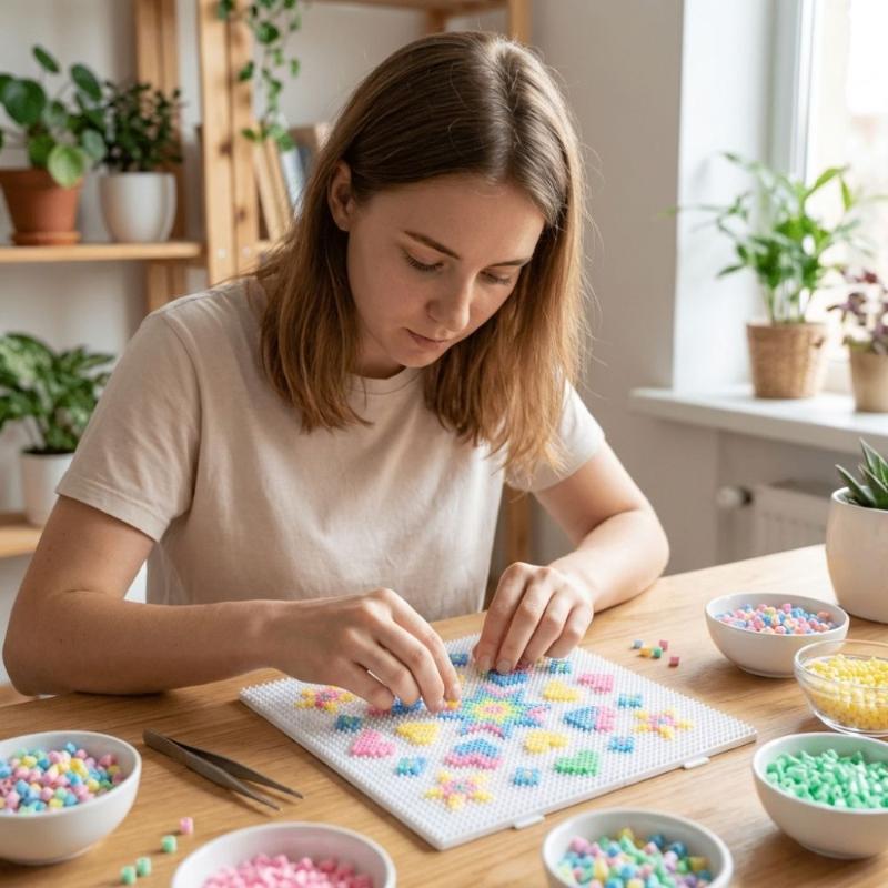 78x78 Stifte 2,6 mm Hitzebeständige Bügelperlen Steckplatten Wiederverwendbare Platten für Perler Hama Perlen Gruppenbastelaktivitäten