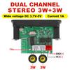 2x3W Verstärker MP3-Decoderplatine Bluetooth-kompatibel 5.0 Kabelloser USB-MP3-Player Autoradio-Modul Modul