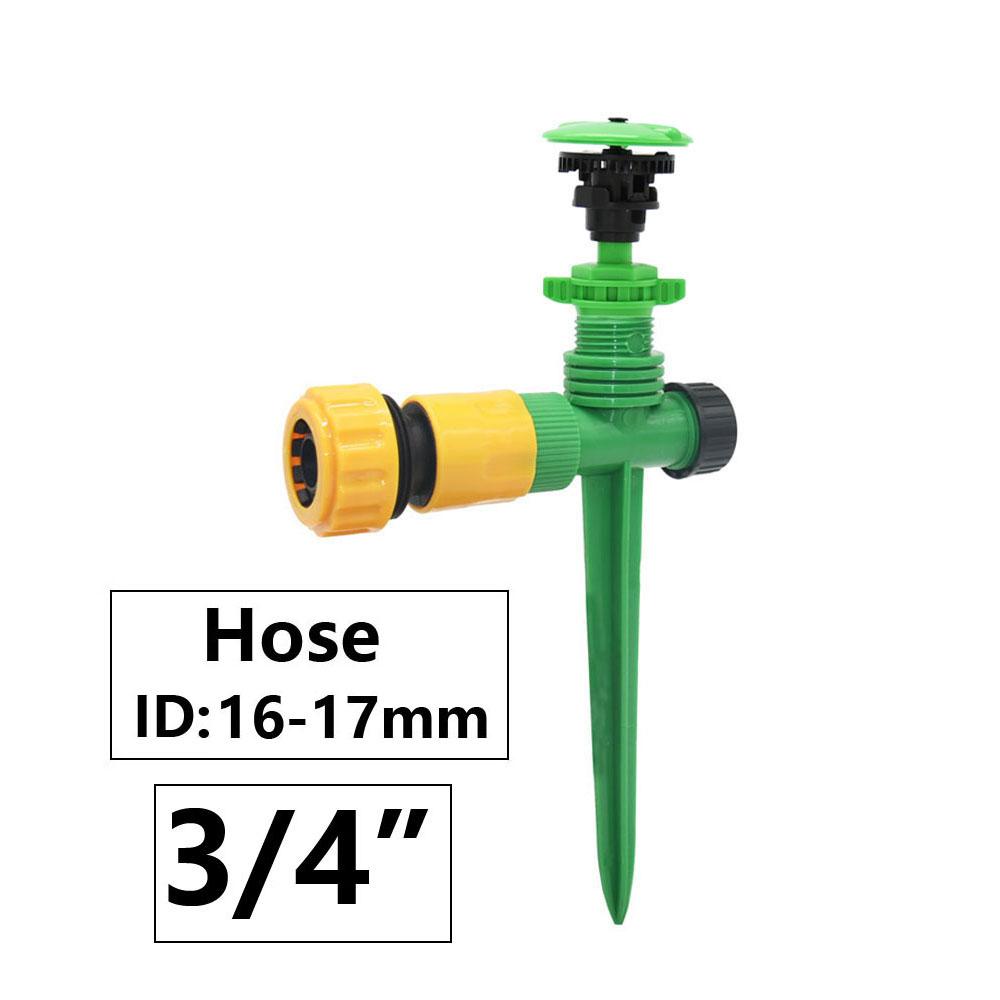 1/2" Male Thread Automatic Rotating Jet Sprinklers Nozzles For Garden Irrigation Lawn Greenhouse Farm