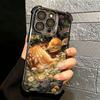 Sika Deer Elk Animal Plating Phone Case For Iphone 16 17 Pro Max Air 16E 14 15 Plus 12 13 Mini Anti-Fall Airabag Cover