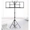 Folding Music Stand, Extra Wide, Portable, Height-Adjustable, Folding Music Stand for Guitar and Guzheng