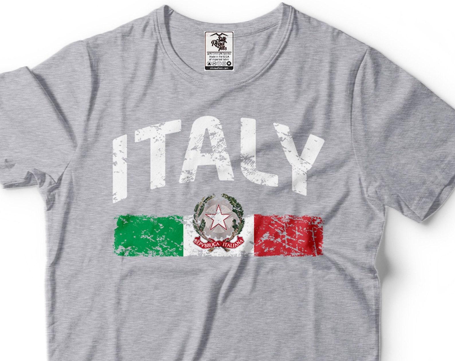 Italy Flag Shirt: Italian Pride Tee - Unisex M