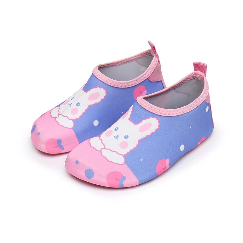 Kinderen Jongens en Meisjes Waterschoenen Patroondruk Sneldrogend Antislip Ademend Aqua Sokken Peuter Kinderen Zwemwaterschoenen voor Strand Zwembad