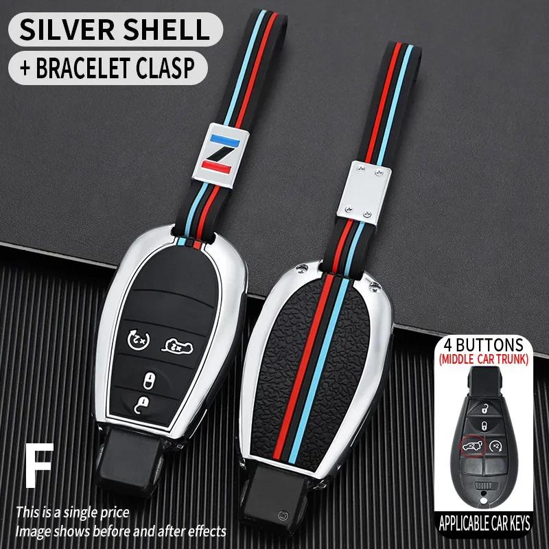 Car Key Cover Case And Shells Are Designed For Jeep Renegade Compass Grand Cherokee Chrysler 300C Wrangler  Dodge Accessories