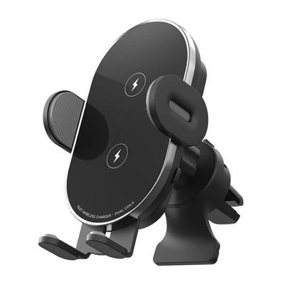 15W Dual-Coil Wireless Car Charger Phone Holder for Galaxy Z Flip