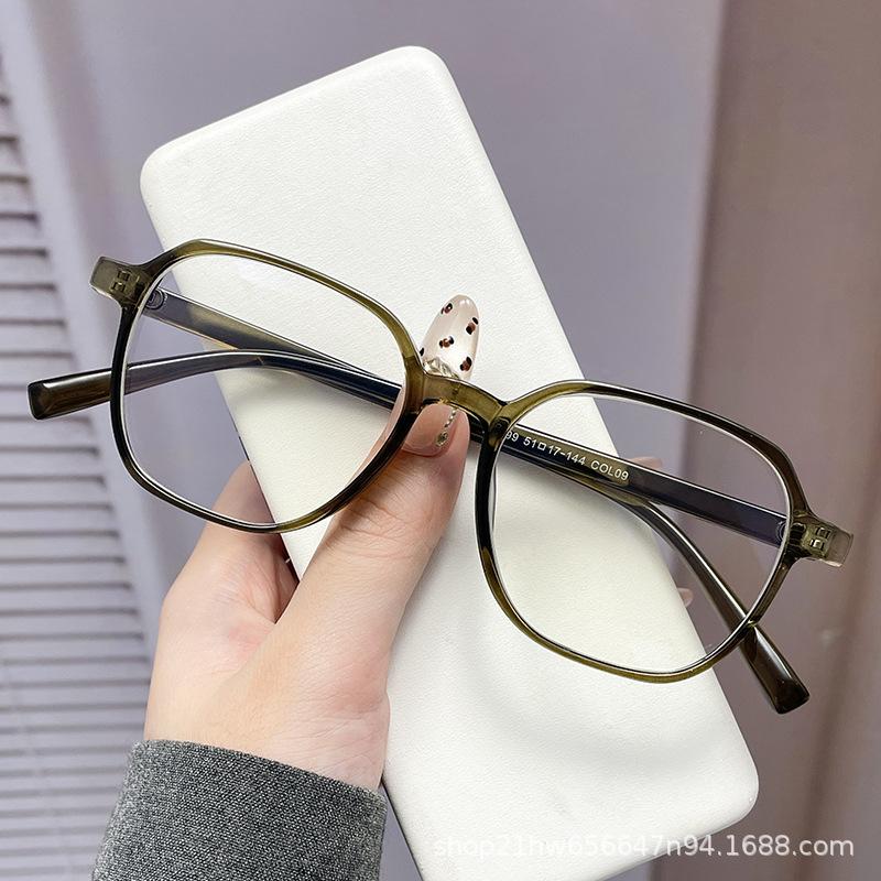 2026 Trendy European Clear Lens Slim Anti-Blue Light Glasses Frame