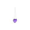 VIVIENNE WESTWOOD Belle Saturn Logo Kiss Lock Heart Frame Handbag Wallet Women Handbags Purple 4304006NW00HKJ401