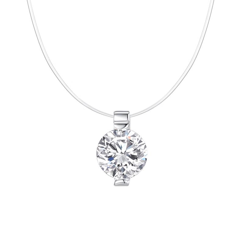 Chow Tai Seng Mermaid s Tear 925 Silver Clavicle Necklace