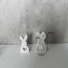 1PC Cute Rabbit Candle Silicone Mold Gypsum Car Mounted Incense Expanding Gypsum Decoration Mold Easter Aromatherapy Candle Mold