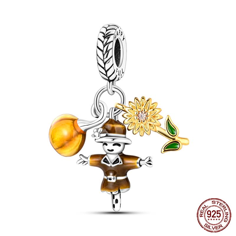 Copper Our Lady Of Tree Of Life Sunflower Spider Charms Beads For 3Mm Original Bracelets Diy Birthday Gift