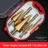 6-Piece Hex Shank Step Drill Bit Set