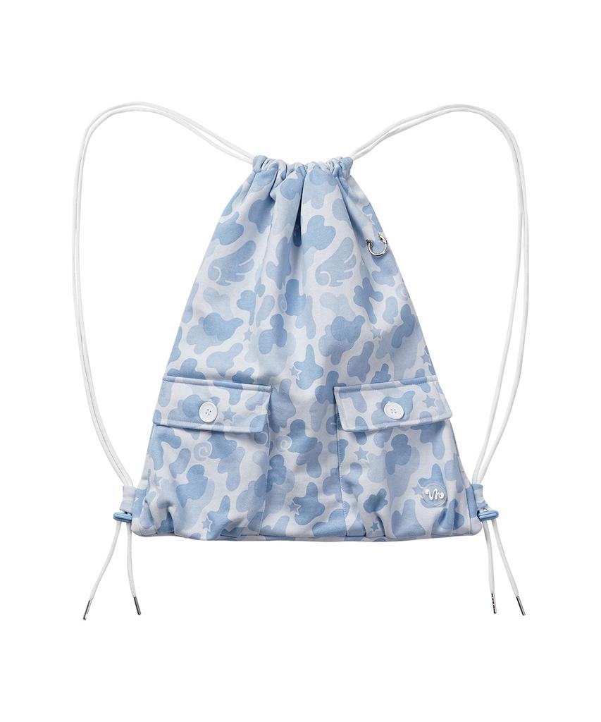 Venhit Angel Camo Gym Sack_Blue