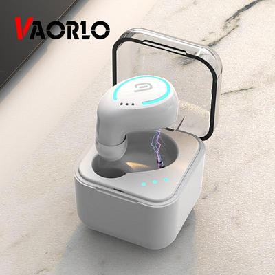 VAORLO מיני אוזניות בלוטות' בודדות בתוך אוזן Invisible Hifi Music אוזניות אלחוטיות אוזניות ביטול רעש אוזניות עם תיבת טעינה לטלפון חכם