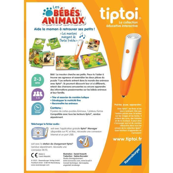Tiptoi® Les bébés animaux, Jeu éducatif, 00187, A partir de 2 ans, Ravensburger