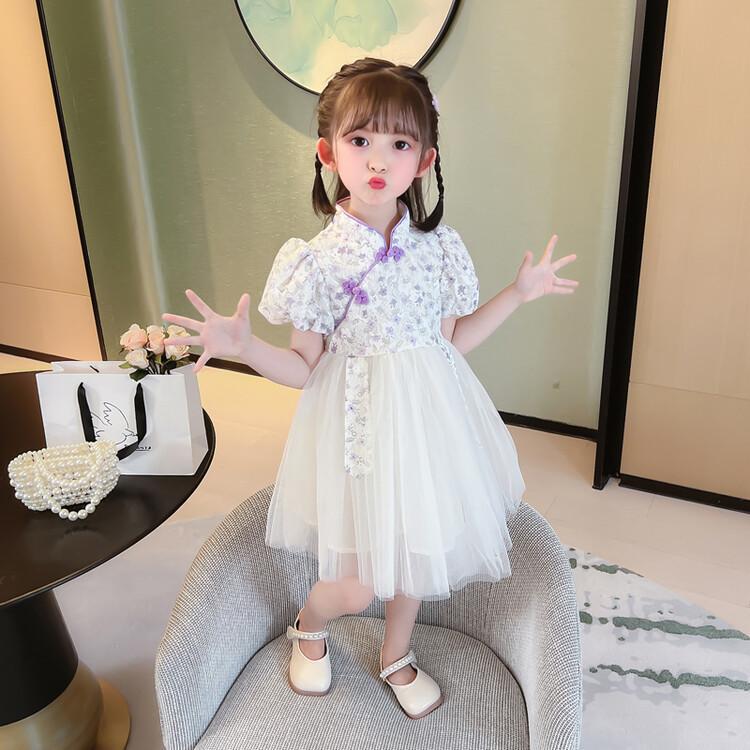 Hanfu Girl Chinese Style Cloth Summer Dress Antique Tang Suit Super Fairy Costume Dress Little Girl Mermaid Princess Skirt Undergarment