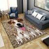 Tappeto Jack Russell Terrier per Soggiorno Camera da Letto Casa Decorazione Divano, Tappetino Antiscivolo per Giochi Bambini
