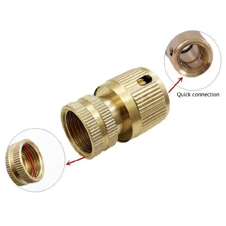 Brass Garden Hose Fittings Connector Adapter Brass Female Faucet Leader Couplers