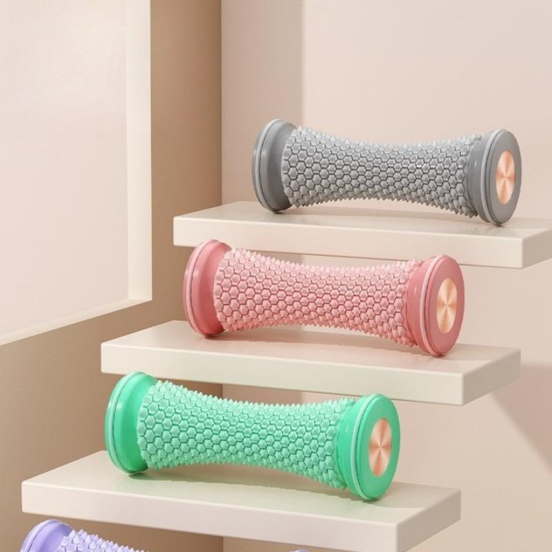 Foot Roller Yoga Massage Ball Plantar Fascia Roller Muscle Relaxation Care Plastic Manual Foot Massager