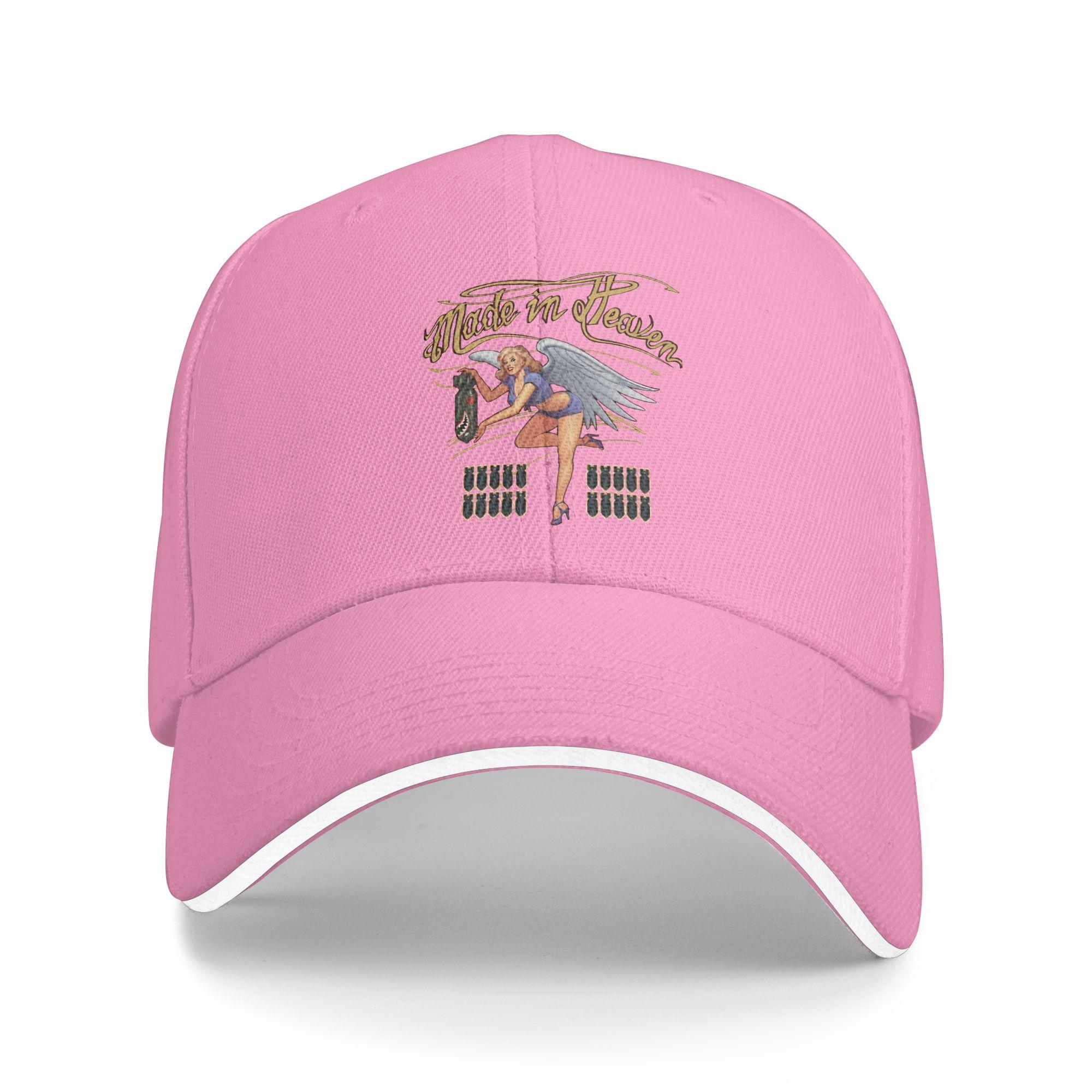 

Summer Casual Baseball Cap Residents Evils Emake Made In Heaven Outdoor Sports Trucker Hat For Men Sun Design Baseball Caps As Picture розовый