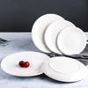 White Round Melamine Dinner Plate