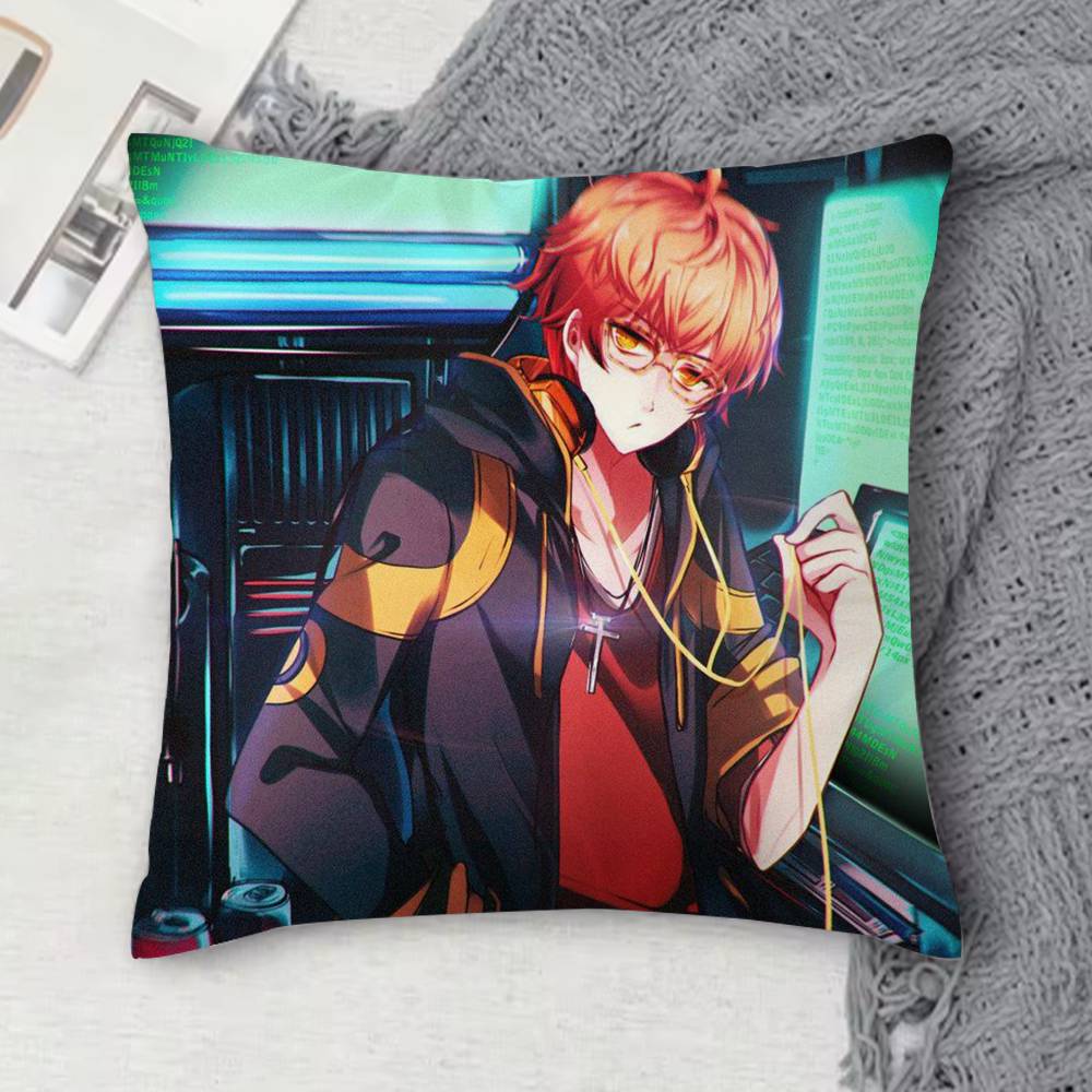 707 Luciel Mystic M-Messenger Double-Sided Printed Square Decorative Cushion Cover For Sofa Living Room Home Decor