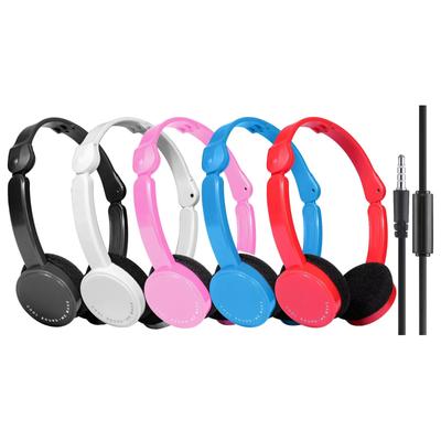 3.5mm Wired Over Ear Headphones Foldable Sports Headset Portable Music Earphones for Kids MP4 MP3 Smartphones Laptop
