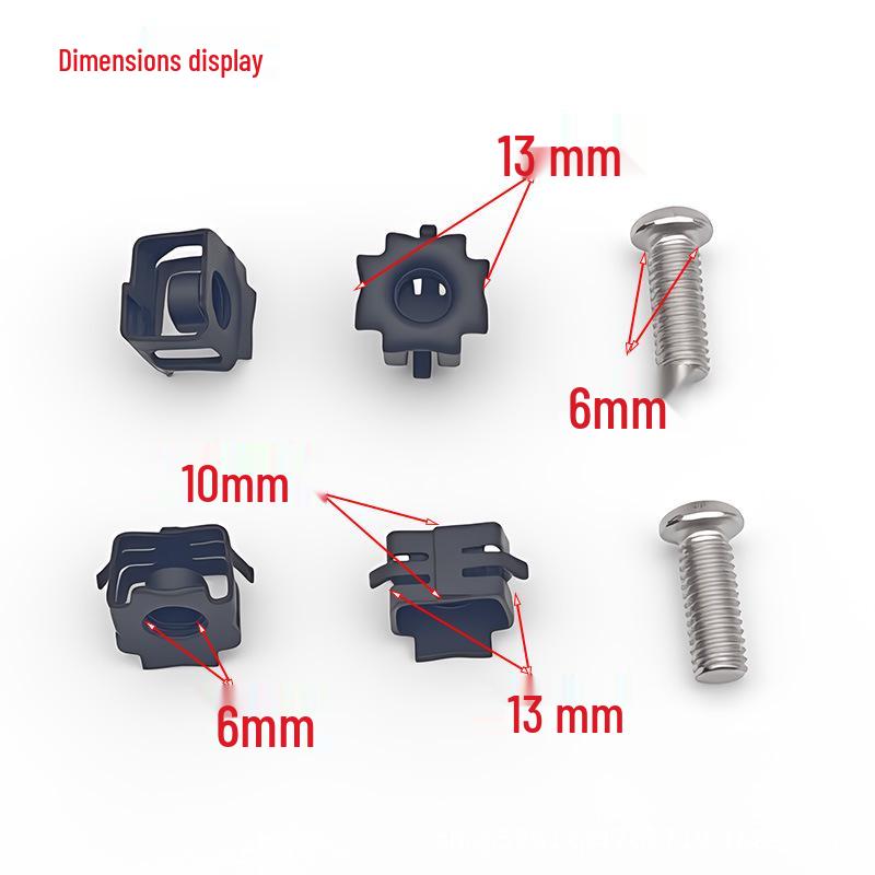 BYD Han Qin Tang Song Yuan PLUS/pro License Plate Bolt and Nut Set for New Energy Vehicles