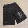 RogueWave American Retro Angled Side Pocket Denim Shorts Summer Y2k Trendy Loose Street Hip-hop Basketball Denim Shorts