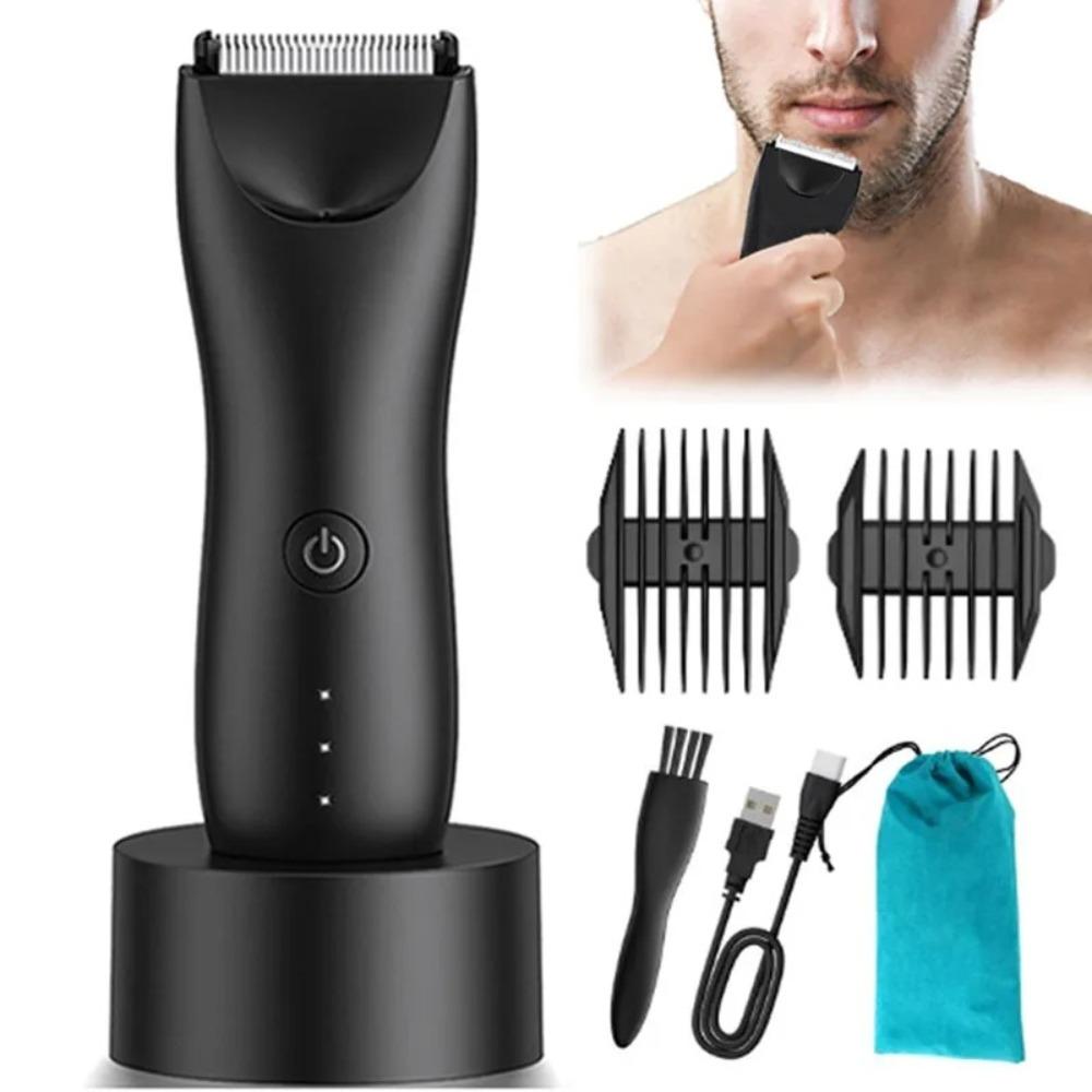 

Rechargeable Electric Men Body Trimmer Waterproof Beard Trimmer New Grooming Hair Trimmer