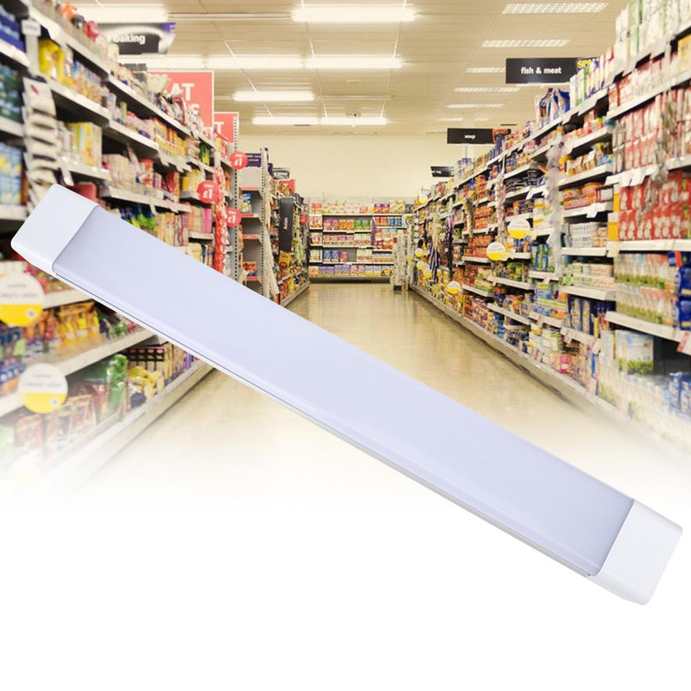 LED Armatür Şerit Işıklar IP65 Hava Koşullarına Dayanıklı Korozyona Uğramaz Garaj Atölye 4000K 2ft 27W AC185 260