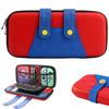 Switch Case Compatible with Nintendo Switch/OLED Cute Portable Switch Carrying Case 10 Game Holders for Mario Travel Cover