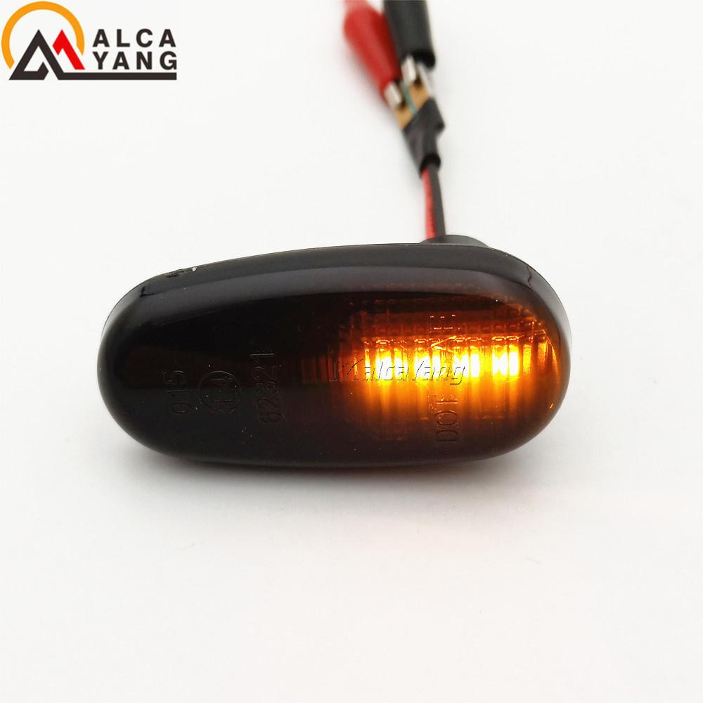 2Pcs Dynamic LED Side Marker Lights Arrow Turn Signal Flashing Blinker Lamp For Alfa Romeo Mito 955 147 GT 937 Fiat Bravo 2